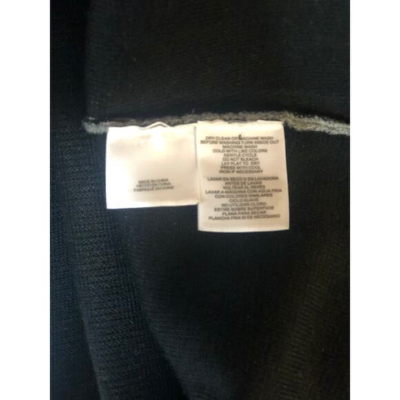 NINE WEST Women's One-Button Sweater Jacket Medium (M, Heather Grey/Black) - Picture 8 of 12